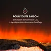 Klarstein Cheminee Electrique Effet Flamme, Cheminée Voir les images du produit 7