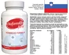 A product shot of a bottle of DiaformRX Forte supplements, with accompanying text and the Slovenian flag. Náhľad obrázku produktu