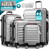 MONZANA® 4tlg Kofferset Schloss Wäsche Organizer Produktbild-Vorschau 7