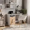 Schreibtisch Vicco Meiko Weiß/Artisan 105 x 50 cm mit Produktbild-Vorschau 3