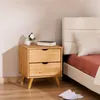Nachttisch COLIMA, 2 Schubladen, Massivholz Kiefer, ideal Produktbild-Vorschau 1