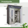 Metall Geräteschuppen Gerätehaus XL mit Pultdach Schuppen Produktbild-Vorschau 7