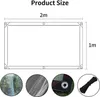 Bâche de protection transparente 2x1m imperméable pour Voir les images du produit 6