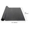 A rolled-up black diamond-plate rubber flooring mat is shown on a white background with dimensions indicated. Náhľad obrázku produktu