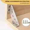 Möbelbeschlag 10 St Universal-Möbel-Eckverbinder Produktbild-Vorschau 2