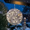 esotec Solar Deko-Drahtkugel ⌀ 25 cm warmweiß mit 50 LEDs Produktbild-Vorschau 1