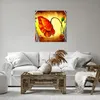 Bild auf Leinwand - Leinwandbild - Blume linien Produktbild-Vorschau 6
