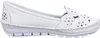 Gemini Damen Slipper Ballerina Leder Cutouts Blumenmuster Produktbild-Vorschau 1