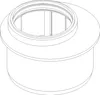 Poloplast POLO-KAL, Übergangsrohr kurz, DN 160/110, 1 Stk. Produktbild-Vorschau 4