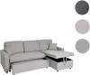 Ecksofa mit Bettkasten HWC-L17, Couch Sofa L-Form, Produktbild-Vorschau 8