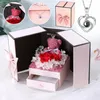 Ewige Echte Rose mit Herz Halskette (Ich Liebe Dich in 100 Produktbild-Vorschau 5