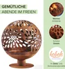 Kobolo Feuerschale BLOOM 60x60x69 cm Feuerkorb Produktbild-Vorschau 2