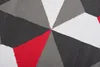 Tapiso Teppich MAYA Modern Schwarz Grau Rot Schlafzimmer  Produktbild-Vorschau 3
