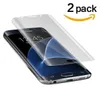 A screen protector is shown being applied to a smartphone. Produktbild-Vorschau