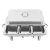 9L Chafing Dish Buffet set Speisewärmer Wärmebehälter mit 3 Produktbild-Vorschau 1