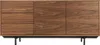 Miliboo - Design-Sideboard Vintage 160 cm Nussbaum MANNY Produktbild-Vorschau 1