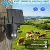 4G LTE Überwachungskamera Aussen Solar Akku 2K Kamera Produktbild-Vorschau 14