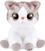 A plush toy cat sitting on a white background. Podgląd zdjęcia produktu
