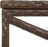 vidaXL Gartenbank 120 cm Poly Rattan Braun Produktbild-Vorschau 4