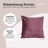 Samt Kissenbezug Kissenhülle berry Produktbild-Vorschau