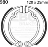 Set: ganasce freno EBC, Ø 124 mm - per Simson Anteprima dell’immagine prodotto 2