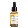 A product shot of a Q+A Vitamin C Brightening Serum bottle with a dropper. Anteprima dell’immagine prodotto
