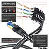Primewire Plochý páskový kábel CAT 8 s bavlneným plášťom - Náhľad obrázku produktu 2