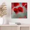 DEQORI Glasbild Echtglas 50x50 cm 'Mohnblütenzauber' Produktbild-Vorschau 4