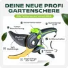 Profi-Gartenschere Bypass scharfe SK5 Stahlklinge grün Produktbild-Vorschau 4
