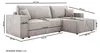 DOMO-HOME POSO XL Ecksofa Mit Schlaffunktion Und Produktbild-Vorschau 7