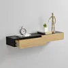 Wandregal 'Antilles' 50x24x12 cm 2er Set mit Schublade Produktbild-Vorschau 6