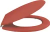 MSV WC Sitz Toilettendeckel MDF Holzkern „Terracotta Rot“ Produktbild-Vorschau 4