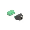 DeLOCK RJ50 Buchse zu Terminalblock Adapter mit Produktbild-Vorschau 1