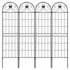Relaxdays Rankgitter, 4er Set, HxB: 220 x 50 cm, Metall, Produktbild-Vorschau 8