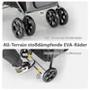 GOPLUS Hundewagen klappbar, Hundebuggy für Hunde & Katzen Produktbild-Vorschau 2