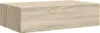 A floating shelf with a wood grain texture. Produktbild-Vorschau