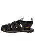 A black KEEN Clearwater Cnx M Sandale Herren is shown from the side against a white background. Produktbild-Vorschau
