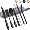 Herogo Reisebesteck Set 8-teilig Edelstahl Camping Produktbild-Vorschau 1