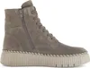 A single brown suede boot with a thick sole, shown from the side against a white background. Produktbild-Vorschau