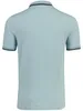 Poloshirt 2-Knopf-Piqué Fred Perry hellblau 100% Baumwolle Produktbild-Vorschau 2