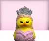 A yellow rubber duck dressed as Glinda the Good Witch from The Wizard of Oz, wearing a pink gown and a silver crown. Náhled obrázku produktu