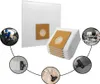A collage showing vacuum cleaner bags and different cleaning scenarios. Produktbild-Vorschau