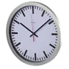 Hama Funkuhr Bahnhof 00186385 silber Produktbild-Vorschau 2