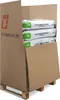 A pallet of bagged soil inside a cardboard box. Produktbild-Vorschau