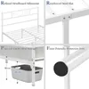 Yaheetech Bettrahmen Metallbett für 140 x 200 cm Matratze Produktbild-Vorschau 4