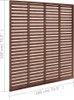 vidaXL Lamellenzaun WPC 180x180 cm Braun Produktbild-Vorschau 5