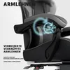 Ergonomischer Gaming Stuhl mit Lendenstütze und Kopfstütze, Produktbild-Vorschau 5