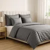 Housse de couette - Housse de couette en coton - Gris - 180 Voir les images du produit 2