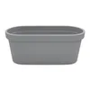 Balkon Geländer Blumentopf oval - grau / 60 cm - Geländer Produktbild-Vorschau 5