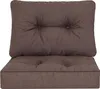 A brown cushion set for outdoor furniture. Náhled obrázku produktu